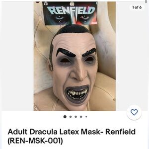 RENFIELD ADULT DRACULA mask NEW LATEX